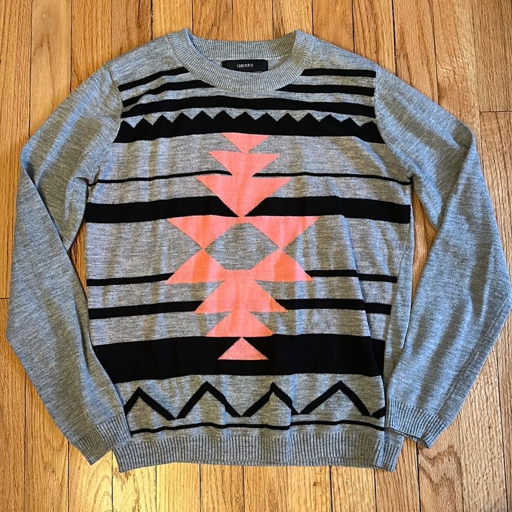 FOREVER 21 Aztec sweater
